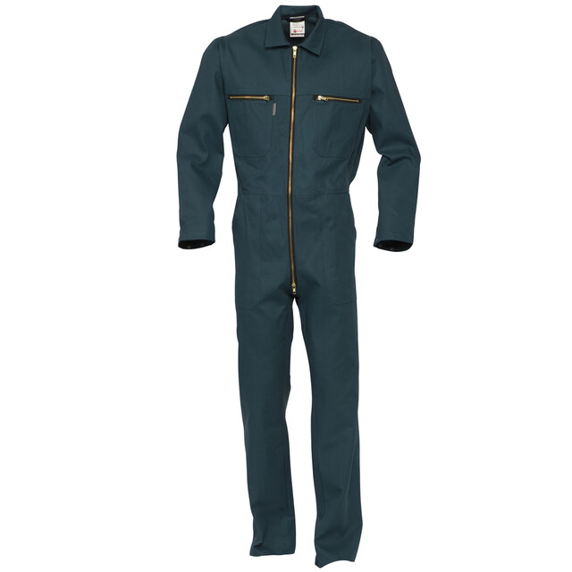 Product image 1 of Havep Basic Katoen Rally Overall 2136 Flessengroen Maat 42