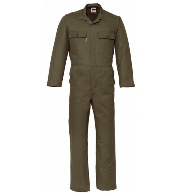 Product image 1 of Havep Basic Katoen Overall 2163 Olijfgroen Maat 54
