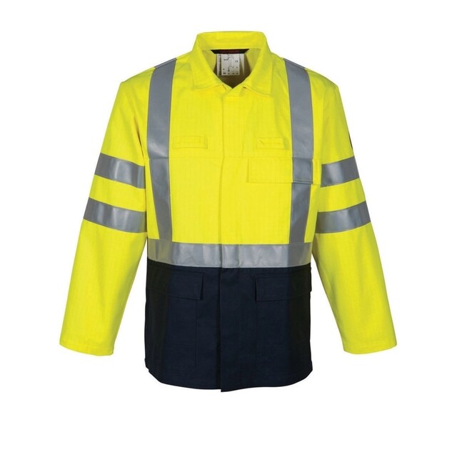 Product image 1 of HAVEP Multi Protector Korte Jas/Vest 30012 Geel/Marine Maat 46