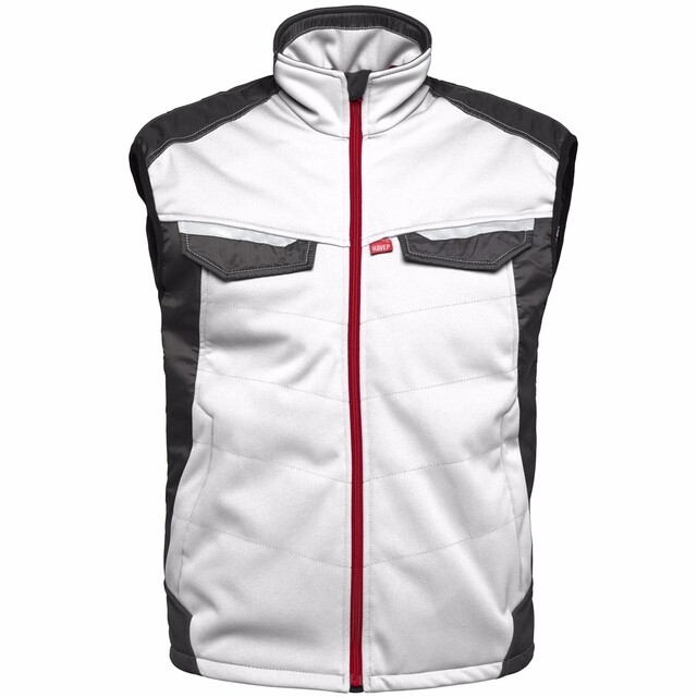 Product image 1 of HaVeP Bodywarmer Attitude 50184 Wit/Charcoal Grijs Maat S