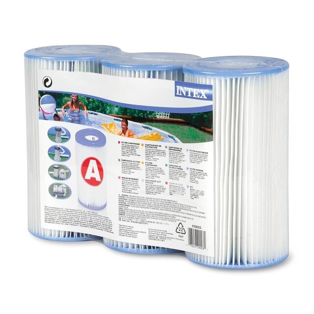 Product image 1 of Intex Filter Cartridge Type A - 3-Stuks