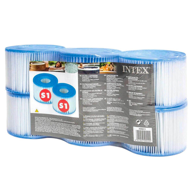 Product image 1 of Intex Filter Cartridge S1 - 6 Stuks