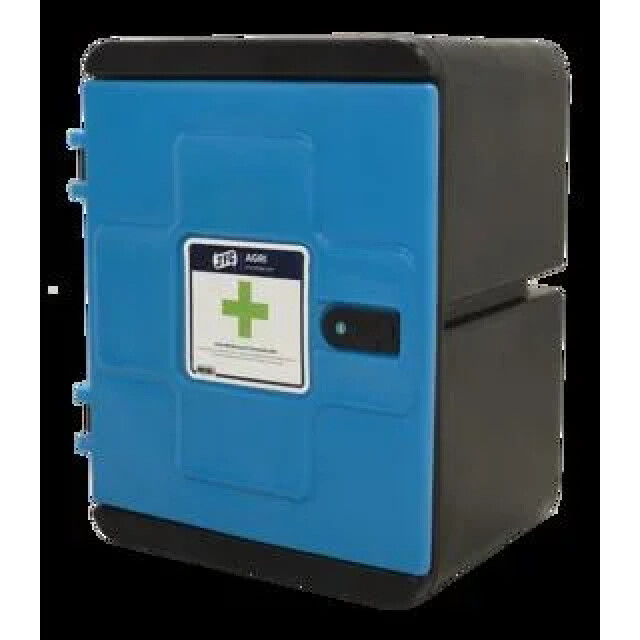 Product image 1 of JFC Medicijnkast Klein Zwart Met Blauwe Deur