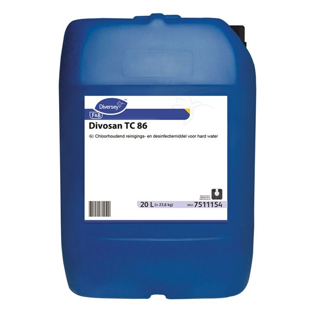 Product image 1 of Divosan TC 86 (Reiniging Melkapparatuur / Chloorhoudend / Alkalisch) - 20 Liter