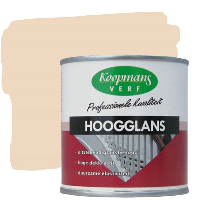 Product image 1 of Koopmans Hoogglansverf 460 Gebroken Wit - 0,25 liter