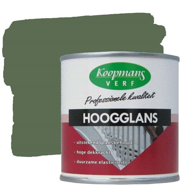 Product image 1 of Koopmans Hoogglansverf 323 Olijf - 0,75 liter