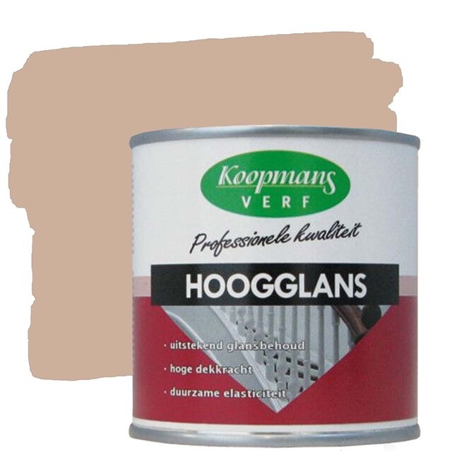 Product image 1 of Koopmans Hoogglansverf 348 Camelbeige - 0,25 liter