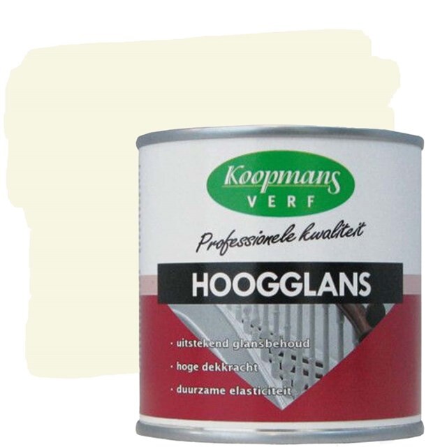 Product image 1 of Koopmans Hoogglansverf 485 Parelwit - 0,75 liter