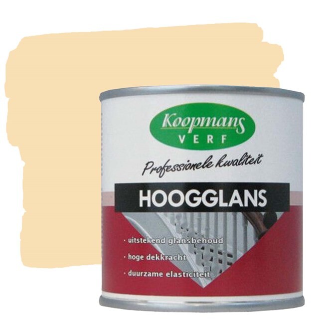 Product image 1 of Koopmans Hoogglansverf 498 Brusselswit - 0,75 liter