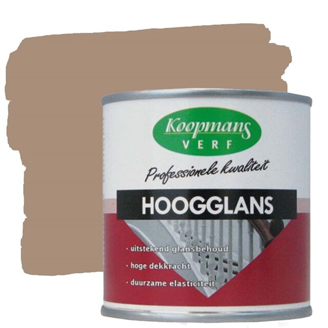 Product image 1 of Koopmans Hoogglansverf 576 ZandBruin - 0,75 liter