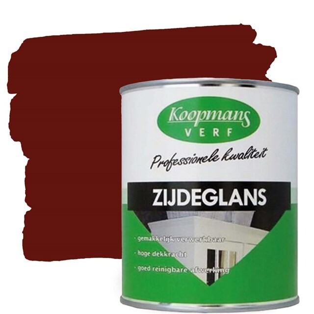 Product image 1 of Koopmans Zijdeglansverf 515 Hindelooper Rood - 0,25 liter