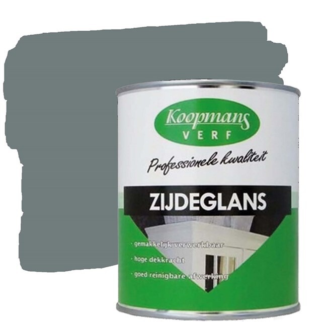 Product image 1 of Koopmans Zijdeglansverf 305 Donkergrijs - 0,75 liter