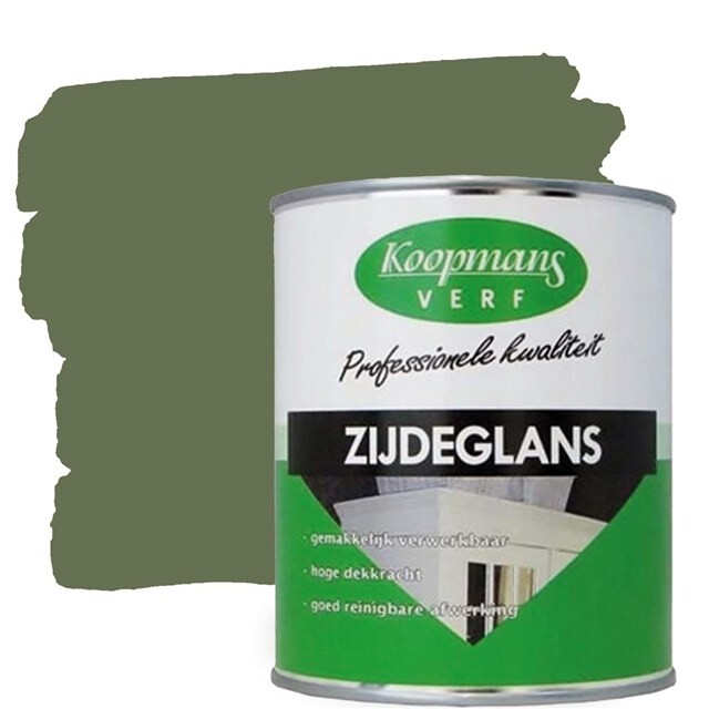 Product image 1 of Koopmans Zijdeglansverf 323 Olijf - 0,75 liter