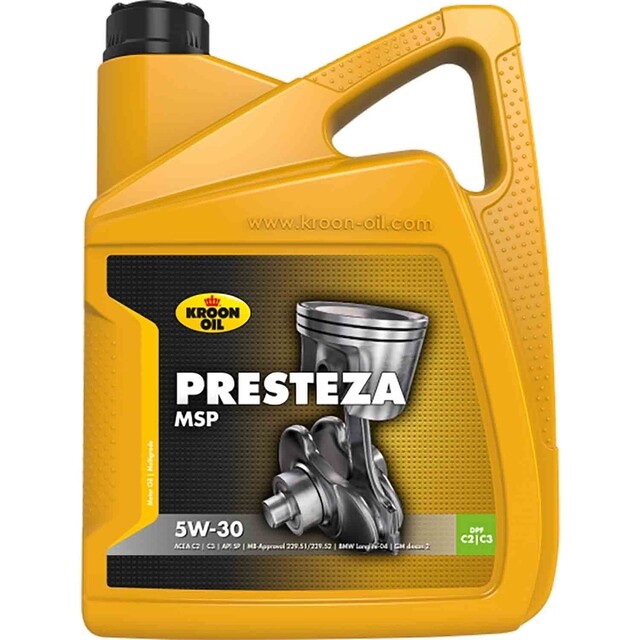 Product image 1 of Kroon-Oil Presteza MSP 5W-30 5 Liter