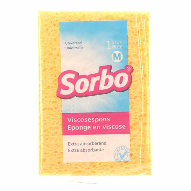 Product image 1 of Sorbo spons medium 14x10x3,5cm viscose