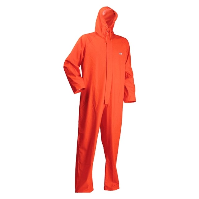 Product image 1 of De Boer Spuitoverall Microflex Fluor Oranje Maat L