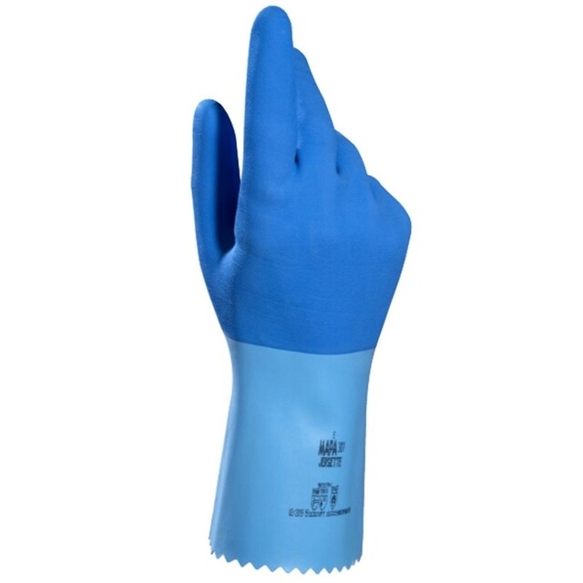 Product image 1 of Mapa Handschoen Jersette 301 Blauw Ruw, 9-310mm XL