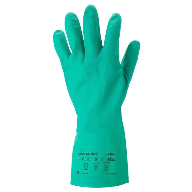Product image 1 of Ansell Spuithandschoen Alphatec Solvex 37-675 Groen, 10 XL