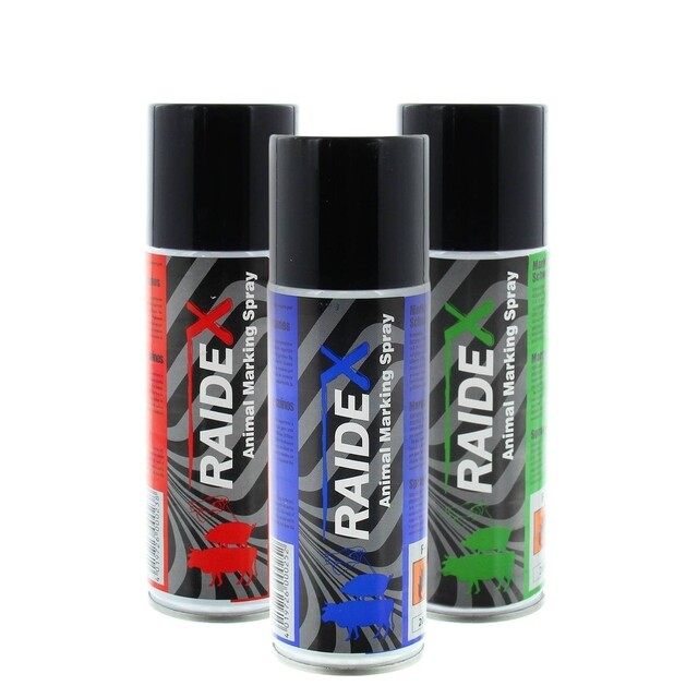 Product image 1 of Raidex Merkspray Rundvee / Varkens (200 ML) - Rood