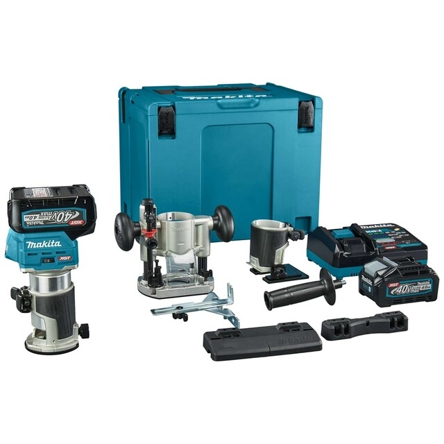 Product image 1 of Makita XGT 40 V Max Boven- en kantenfrees RT001GM206