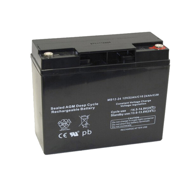 Product image 1 of Centrac Dual Power AGM Accu 12V 24Ah (C20) MB12-130