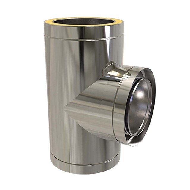 Product image 1 of Nedco T-stuk 90º Dubbelwandig Ø150 mm