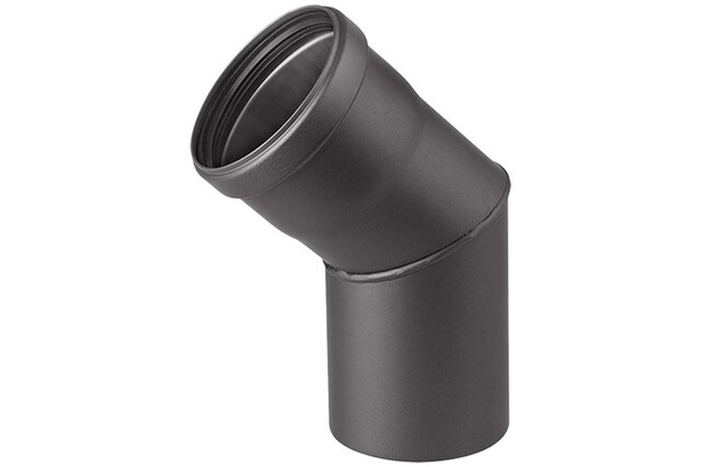 Product image 1 of Nedco Pk Ø80 mm Bocht 45º Zwart