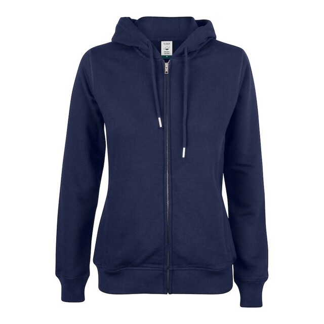 Product image 1 of Clique Premium Oc Hoodie Fz Dames Donkerblauw Xs