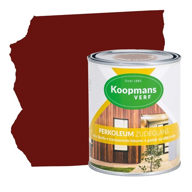 Product image 1 of Koopmans Perkoleum Zijdeglans 13 Wijnrood - 0,75 liter