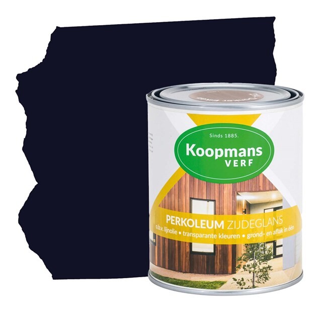 Product image 1 of Koopmans Perkoleum Zijdeglans 238 Antiekblauw - 0,75 liter