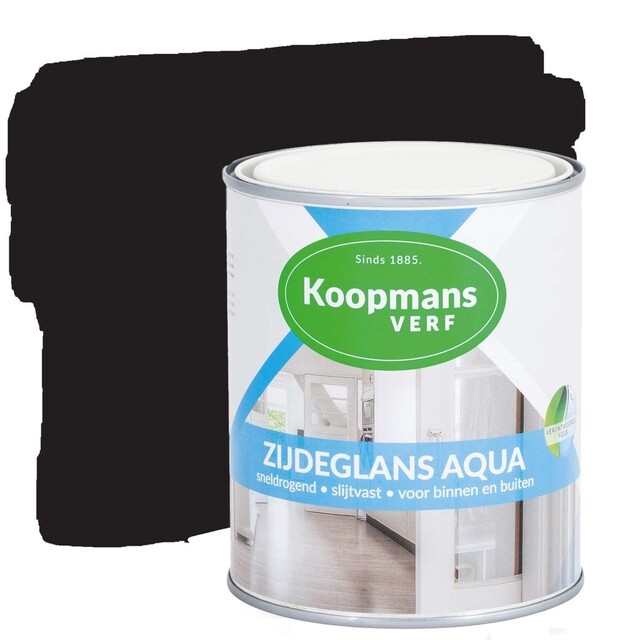 Product image 1 of Koopmans Watergedragen Lak - Zwart - 0,75 Liter