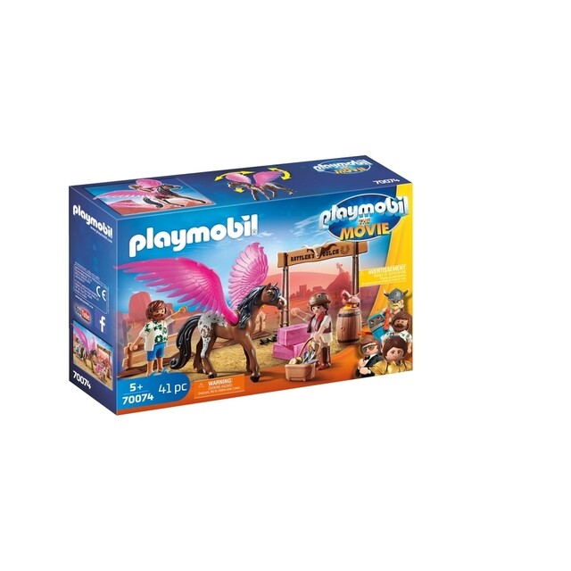 Product image 1 of PLAYMOBIL THE MOVIE 70074 - Marla en Del met gevleugeld paard