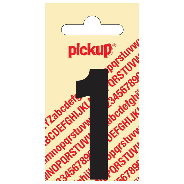 Product image 1 of Pickup Plakcijfer Nobel 60 mm Zwart 2