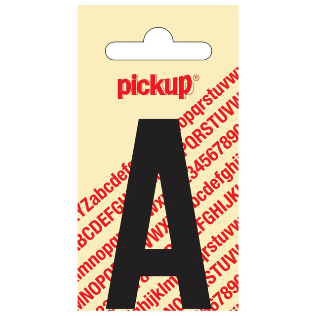 Product image 1 of Pickup Plakletter Nobel 60 mm Zwart X