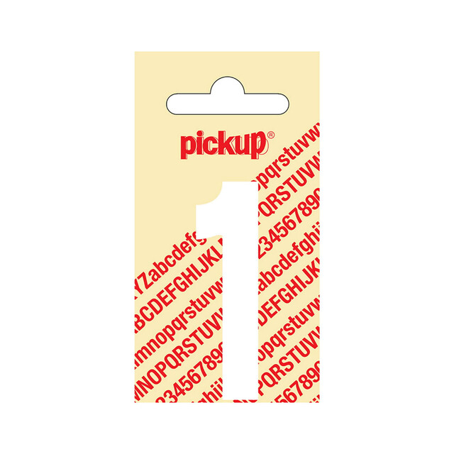 Product image 1 of Pickup Plakcijfer Nobel 60 mm Wit 1
