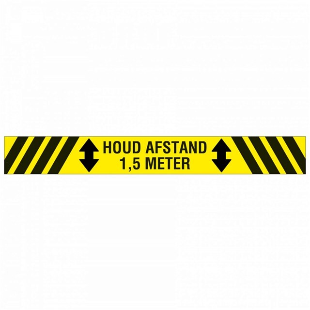 Product image 1 of Pickup Vloersticker Houd Afstand 100 x 800 MM