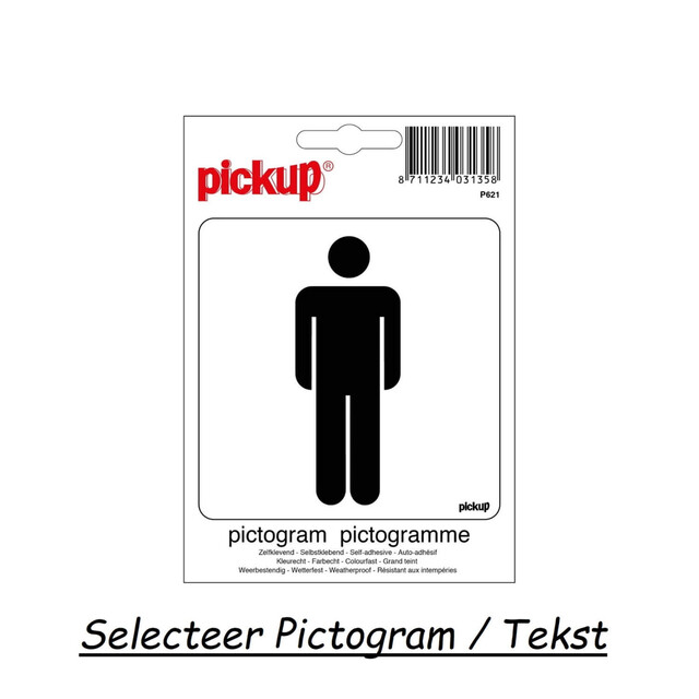 Product image 1 of Pickup Pictogram 10x10cm Plaats Blusmiddel