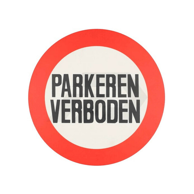 Product image 1 of Repko Bord Rond Parkeren Verboden Diameter 23,6 cm