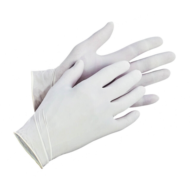 Product image 1 of Nitril Handschoenen (S / 100 Stuks) Latex Gepoederd Melkershandschoen