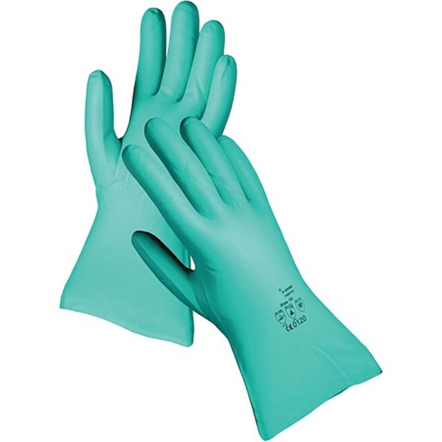 Product image 1 of CERVA Handschoenen Grebe Nitril C481l 33 Groen - 8