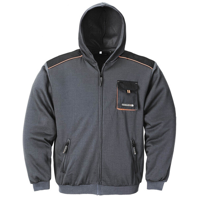 Product image 1 of Terratrend Pullover Grijs/Oranje Maat 3XL