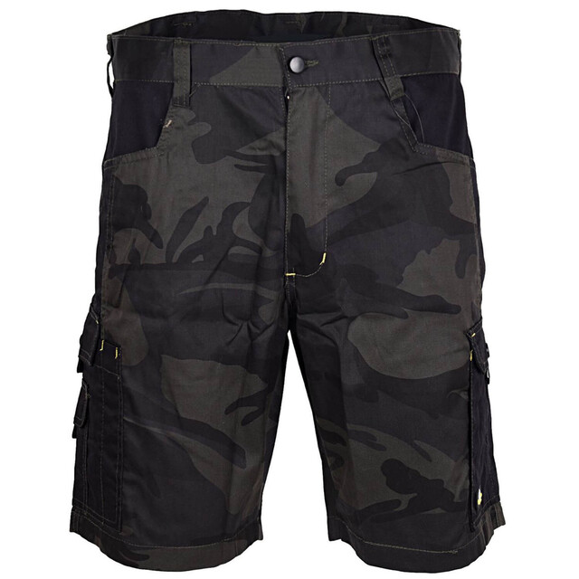 Product image 1 of Uncle Sam Korte Werkbroek Camo/Zwart Maat 46