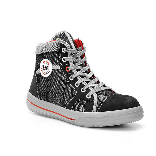 Product image 1 of Elten Werkschoenen Sensation Lady S2 Sneaker Zwart/Grijs Maat 40