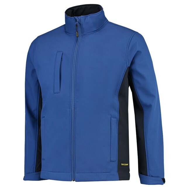 Product image 1 of Tricorp Softshell Jas Blauw/Marine Maat M