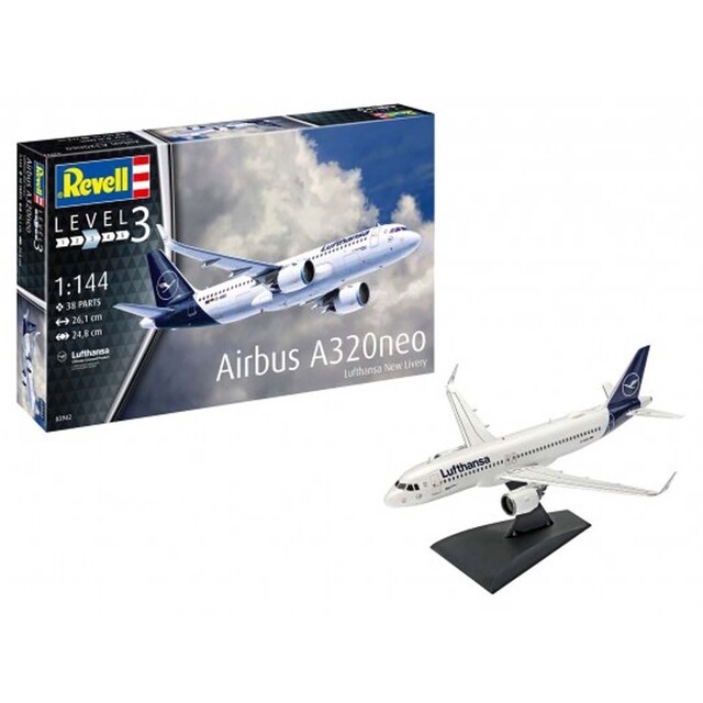 Product image 1 of Revell Model Set Airbus A320neo Lufthansa New Livery