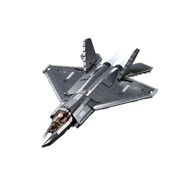 Product image 1 of Sluban J-35S Stealth Aircraft Metal coating version