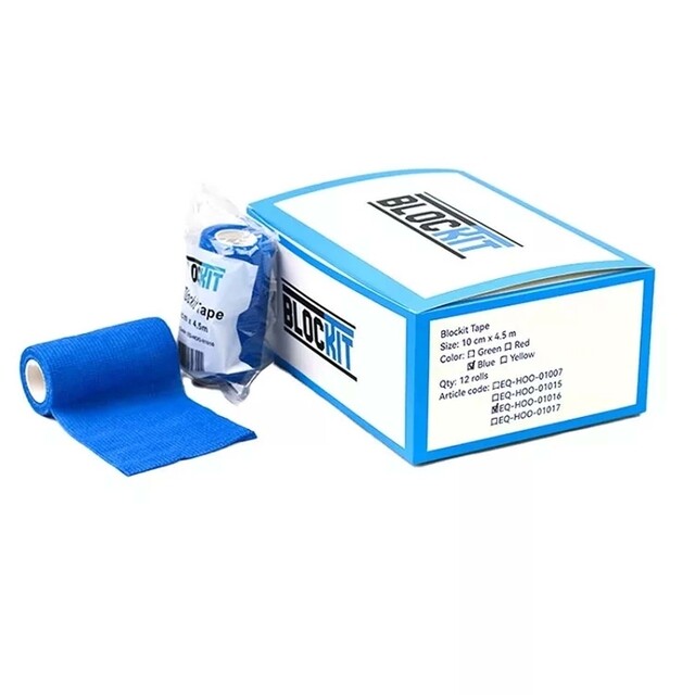 Product image 1 of Blockit Klauwtape Blauw (12 Rol) - 10 Cm x 4,5 Meter