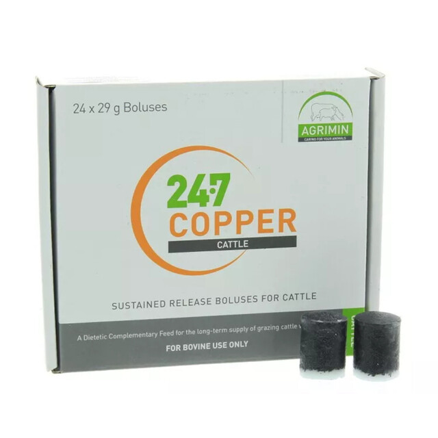 Product image 1 of Smartrace Copper Cattle Bolus - 24 Stuks