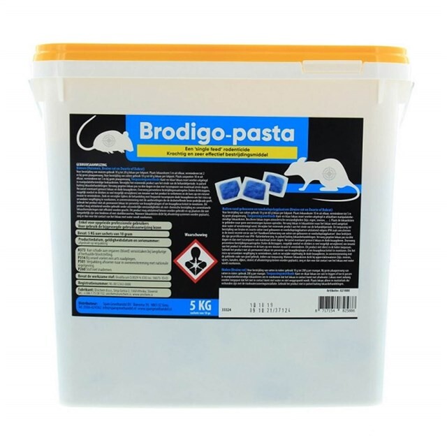 Product image 1 of Brodigo Pasta (Zakjes Pasta) Tegen Muis En Rat - 5 KG