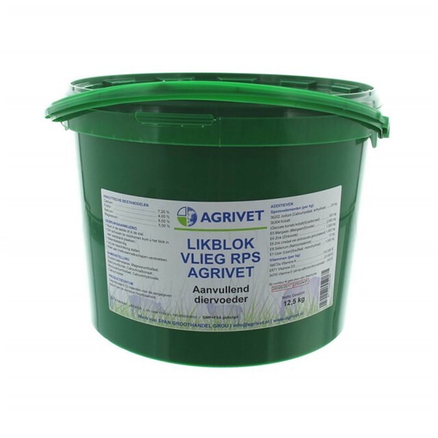 Product image 1 of Agrivet Likblok Vlieg RPS (Emmer) - 12,5 Kg